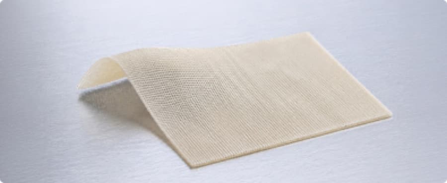 Surgical biologic mesh implant